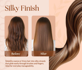 SOULSPA PURE Biotin Argan Oil Conditioner application on hair
