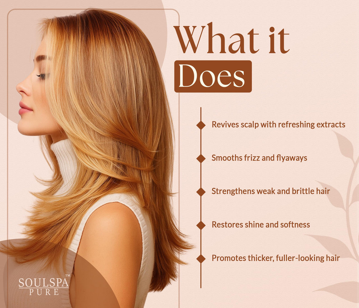 SOULSPA PURE Biotin Argan Oil Shampoo and Conditioner set packaging
