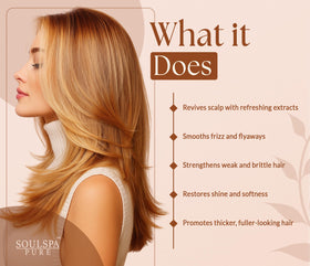 SOULSPA PURE Biotin Argan Oil Shampoo and Conditioner set packaging
