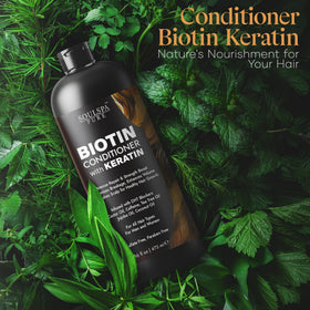 SOULSPA PURE Biotin Conditioner 16 fl oz texture close-up
