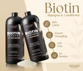 SOULSPA PURE Biotin Rice Water Conditioner front view