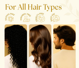 SOULSPA PURE Castor Oil & Black Seed Shampoo and Conditioner in a bathroom setting