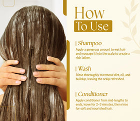 SOULSPA PURE Castor Oil & Black Seed Shampoo and Conditioner set with natural elements