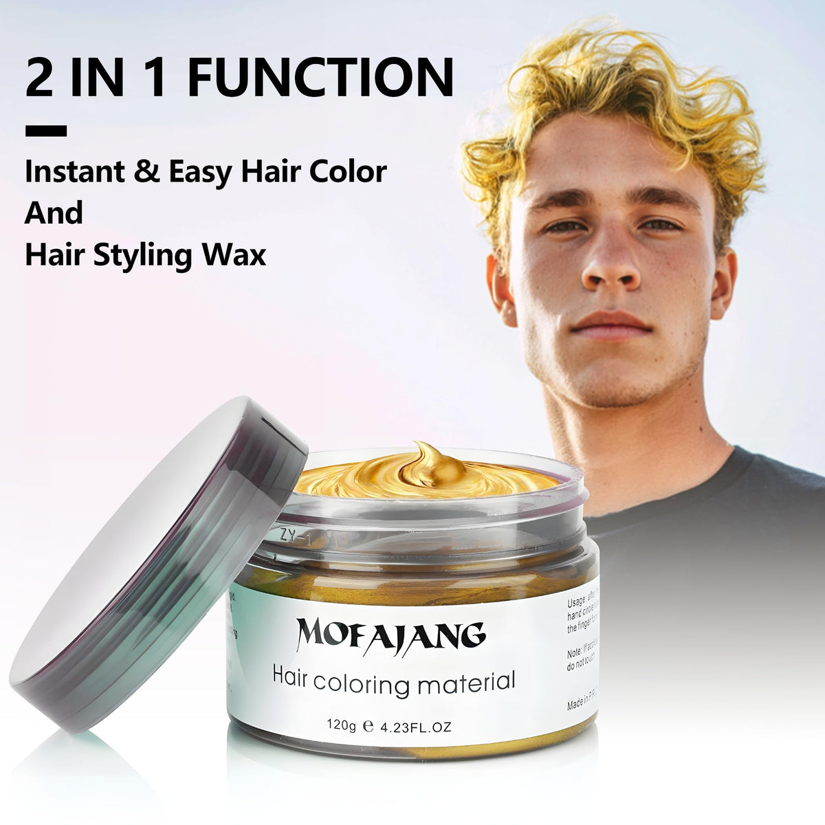 SOVONCARE Gold Hair Color Wax application on hair