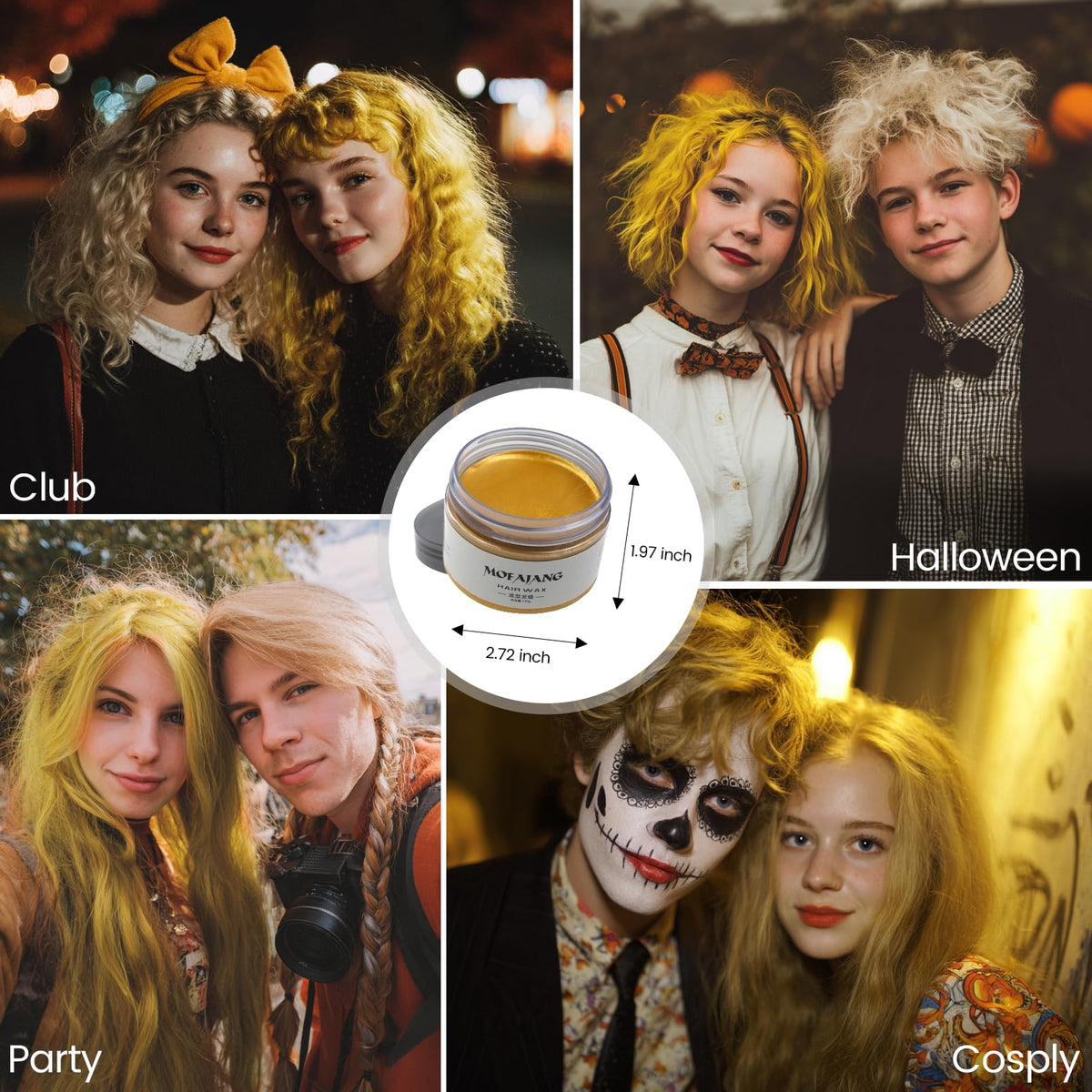 SOVONCARE Gold Hair Color Wax packaging details