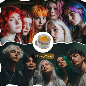 SOVONCARE Gold Hair Color Wax with hair styling tools