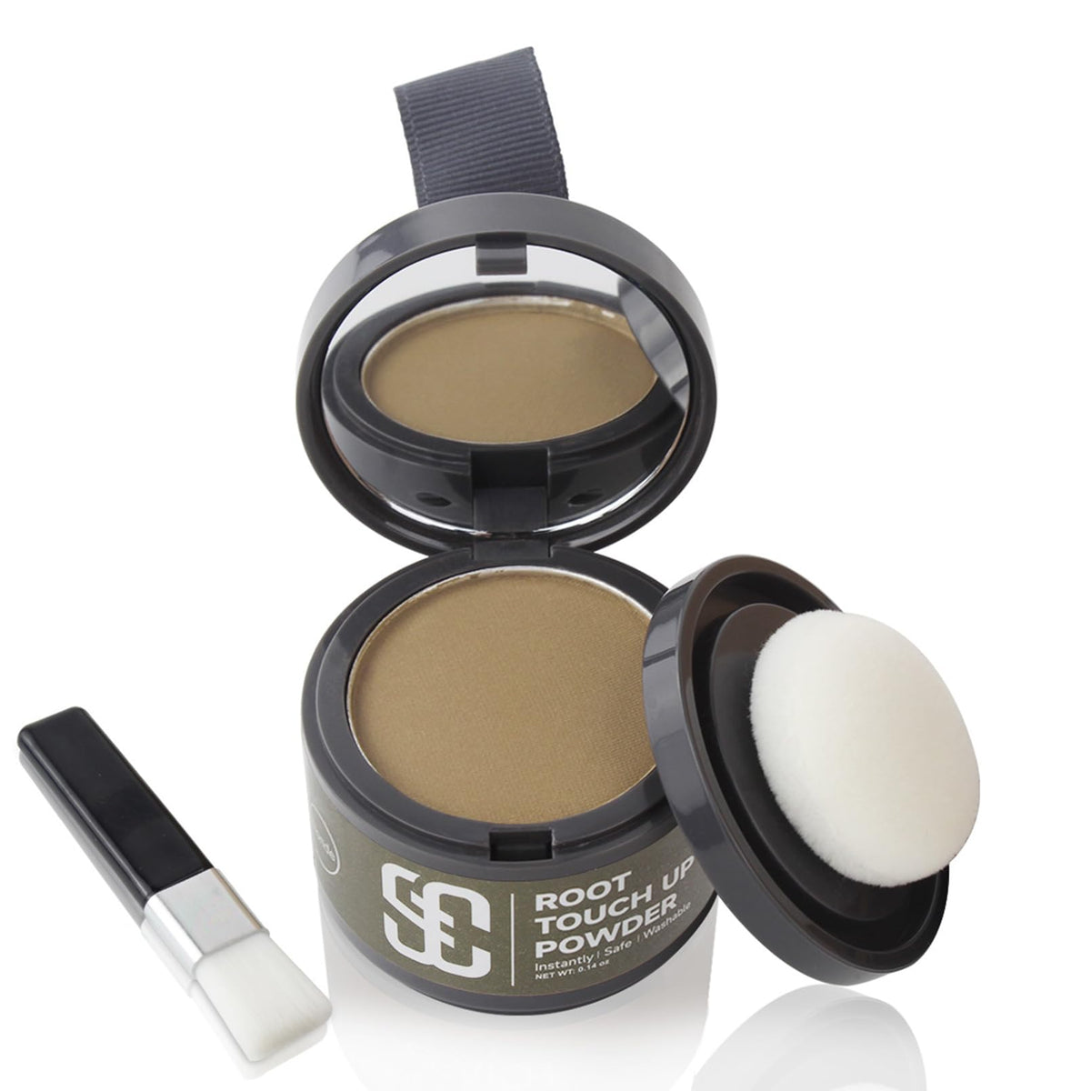 SOVONCARE Hairline Powder front view with sponge applicator