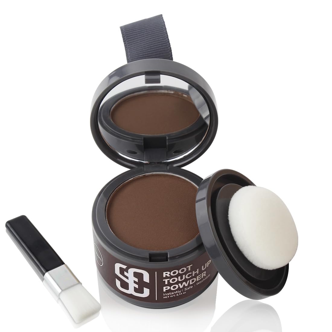 SOVONCARE Hairline Powder in Hazel Brown front view