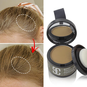 SOVONCARE Hairline Powder Medium Blonde in hand