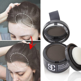 SOVONCARE Hairline Powder Medium Brown compact with mirror