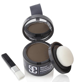 SOVONCARE Hairline Powder Medium Brown front view with applicator