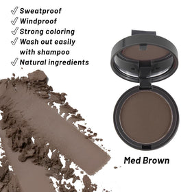 SOVONCARE Hairline Powder Medium Brown lifestyle use scenario