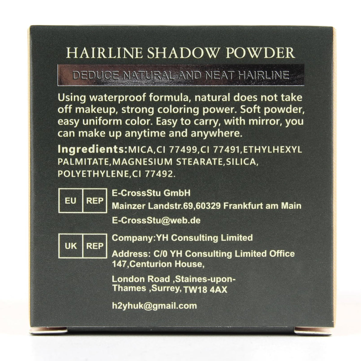 SOVONCARE Hairline Powder texture close-up