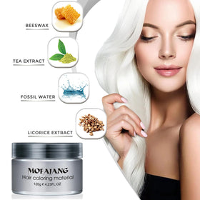SOVONCARE White Hair Colour Wax packaging side view