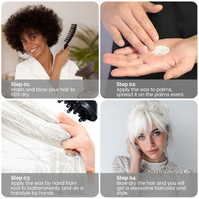SOVONCARE White Hair Colour Wax texture close-up