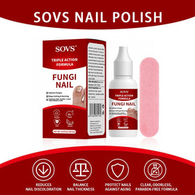 SOVS Toenail on a table with warm water