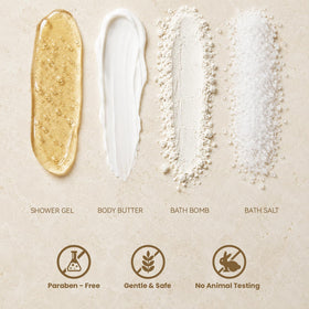 spa luxetique body lotion and bath scrub included