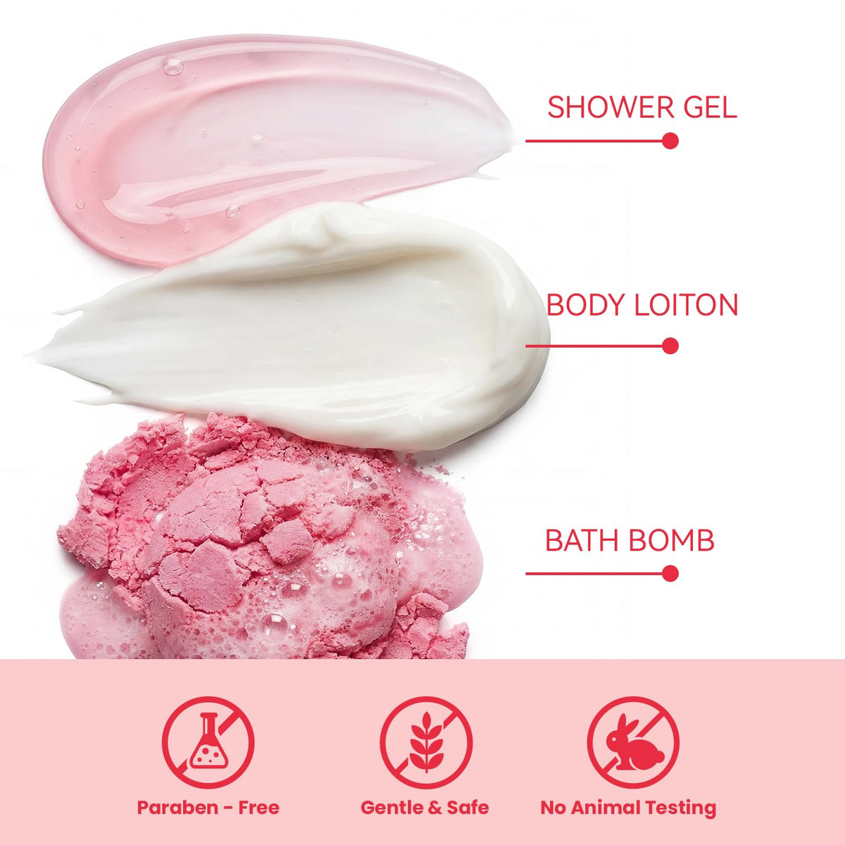 Spa Luxetique body lotion and body butter from the gift set