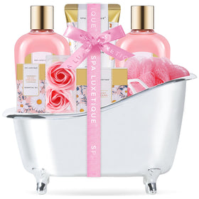 spa luxetique Daisy Bath and Body Gift Set 8PCS front view