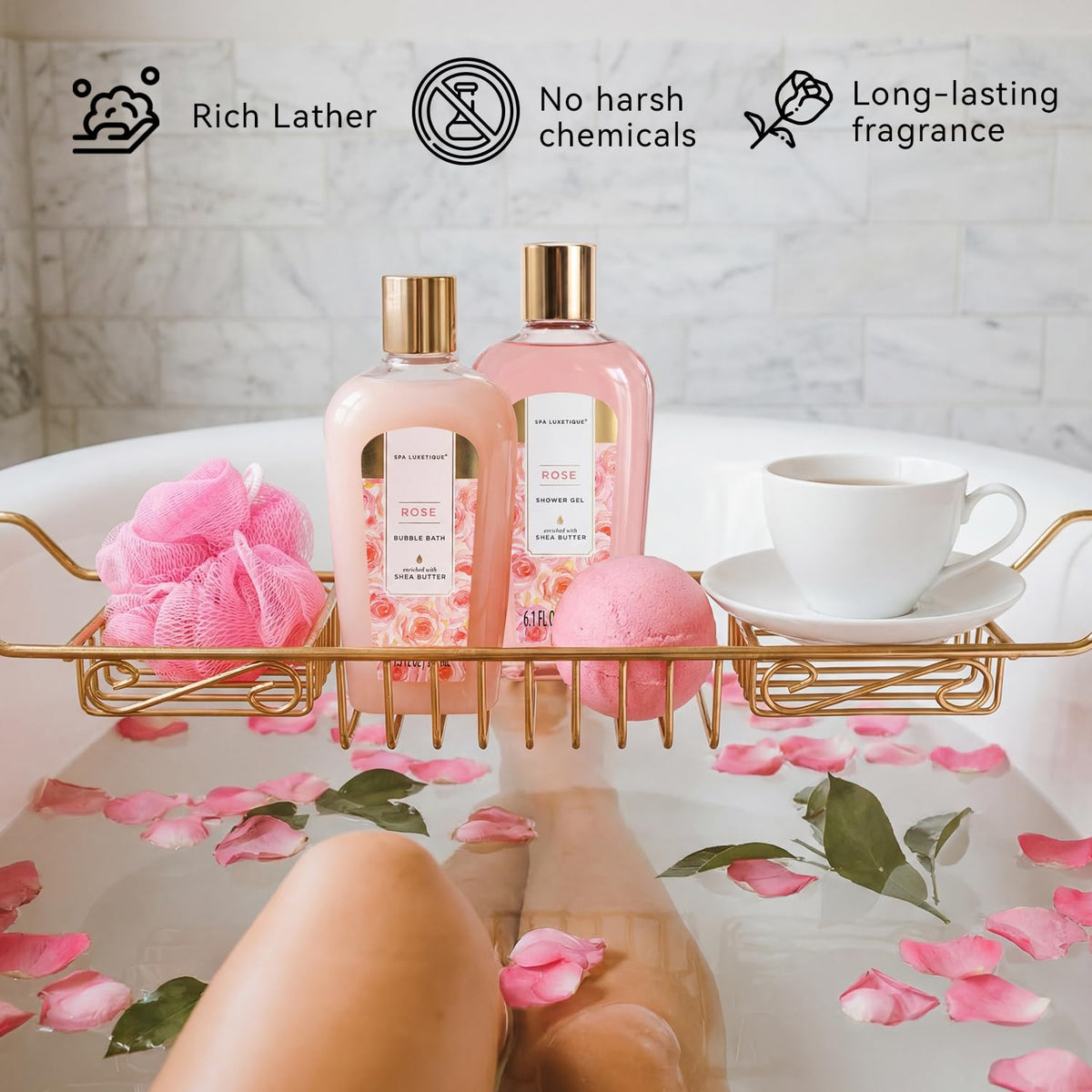 Spa Luxetique Rose Hand Cream tube