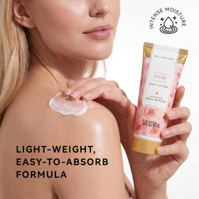 Spa Luxetique Rose Shower Gel bottle