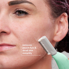 SPA SCIENCES SIMA Dermaplane Razor in a lifestyle setting