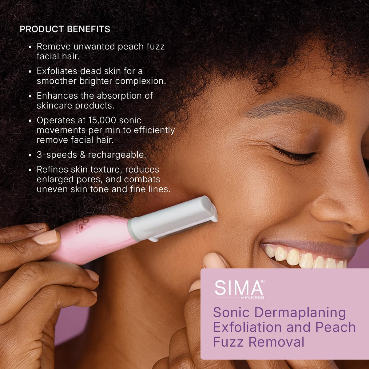 SPA SCIENCES SIMA Dermaplane Razor packaging front view