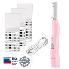 SPA SCIENCES SIMA Dermaplane Razor side view showing adjustable speed settings