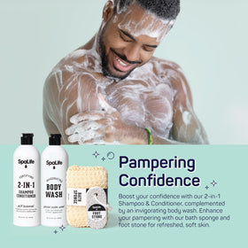 SpaLife Bath Sponge included in the gift set