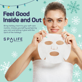 SpaLife Christmas Face Mask Bundle packaging