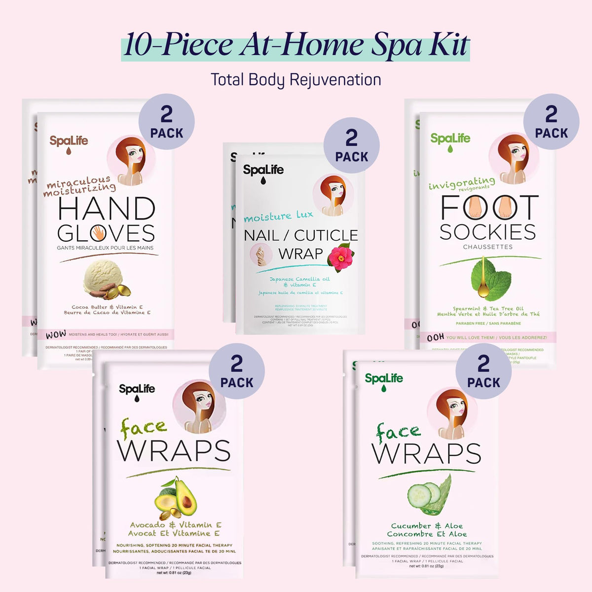SpaLife hand gloves for moisturising