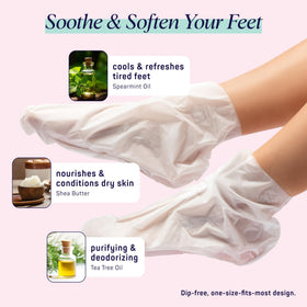 SpaLife moisturising hand gloves close-up