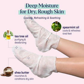 SpaLife Moisturizing Foot Sockies side view