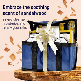 SpaLife Sandalwood soap bar with packaging