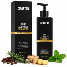 SPARTAN Root Activator Shampoo for Men 240g front view