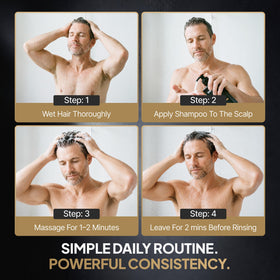 SPARTAN shampoo bottle with ginger root extract