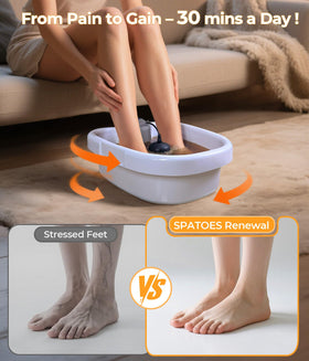 SPATOES Ionic Foot Detox Machine 3.0 in use with mineral salts