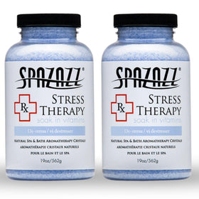 Spazazz RX Stress Therapy Bath Salts 2-Pack front view