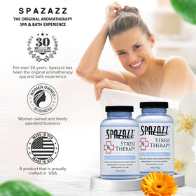 Spazazz RX Stress Therapy Bath Salts with fresh flowers