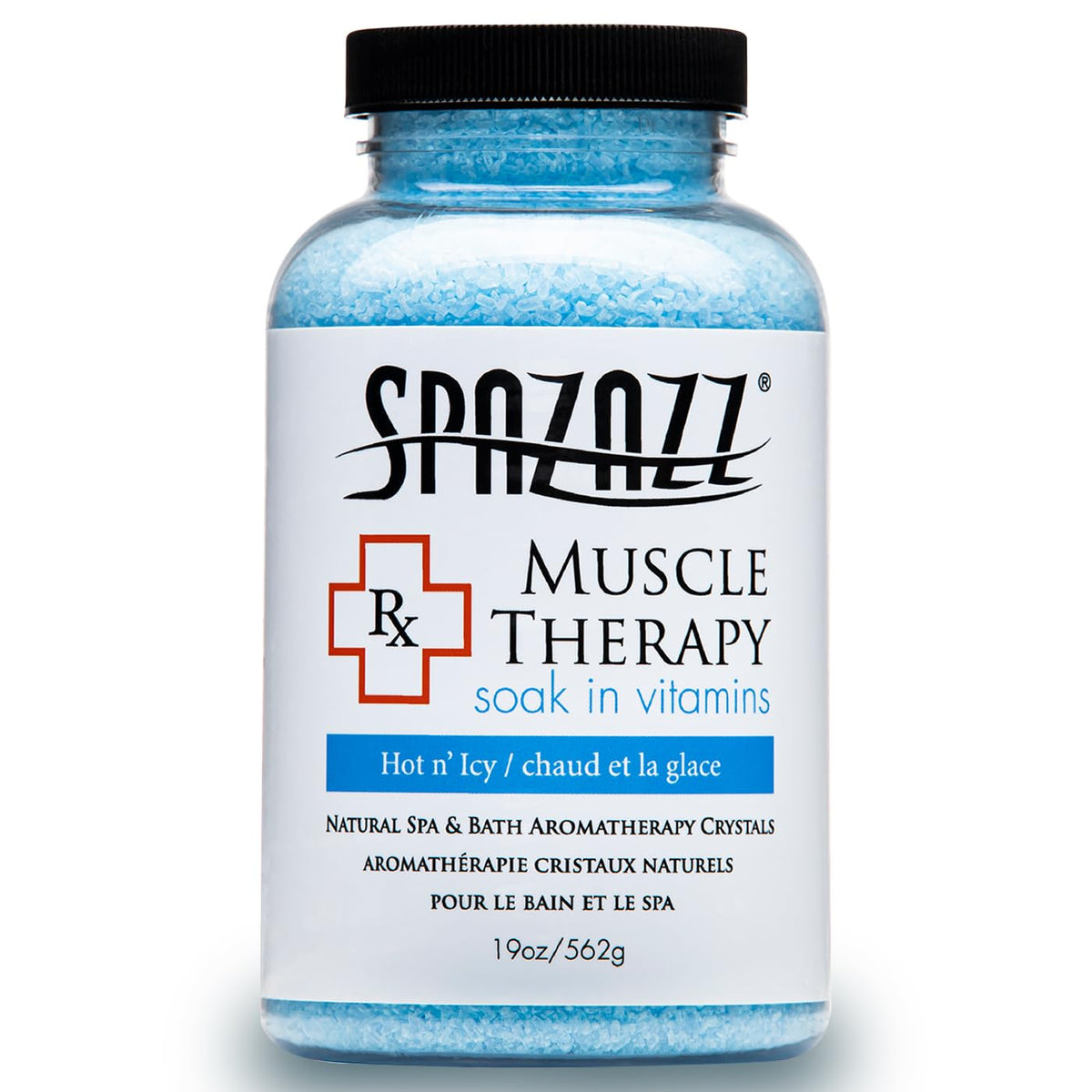 Spazazz RX Therapy Crystals 19-Ounce container front view