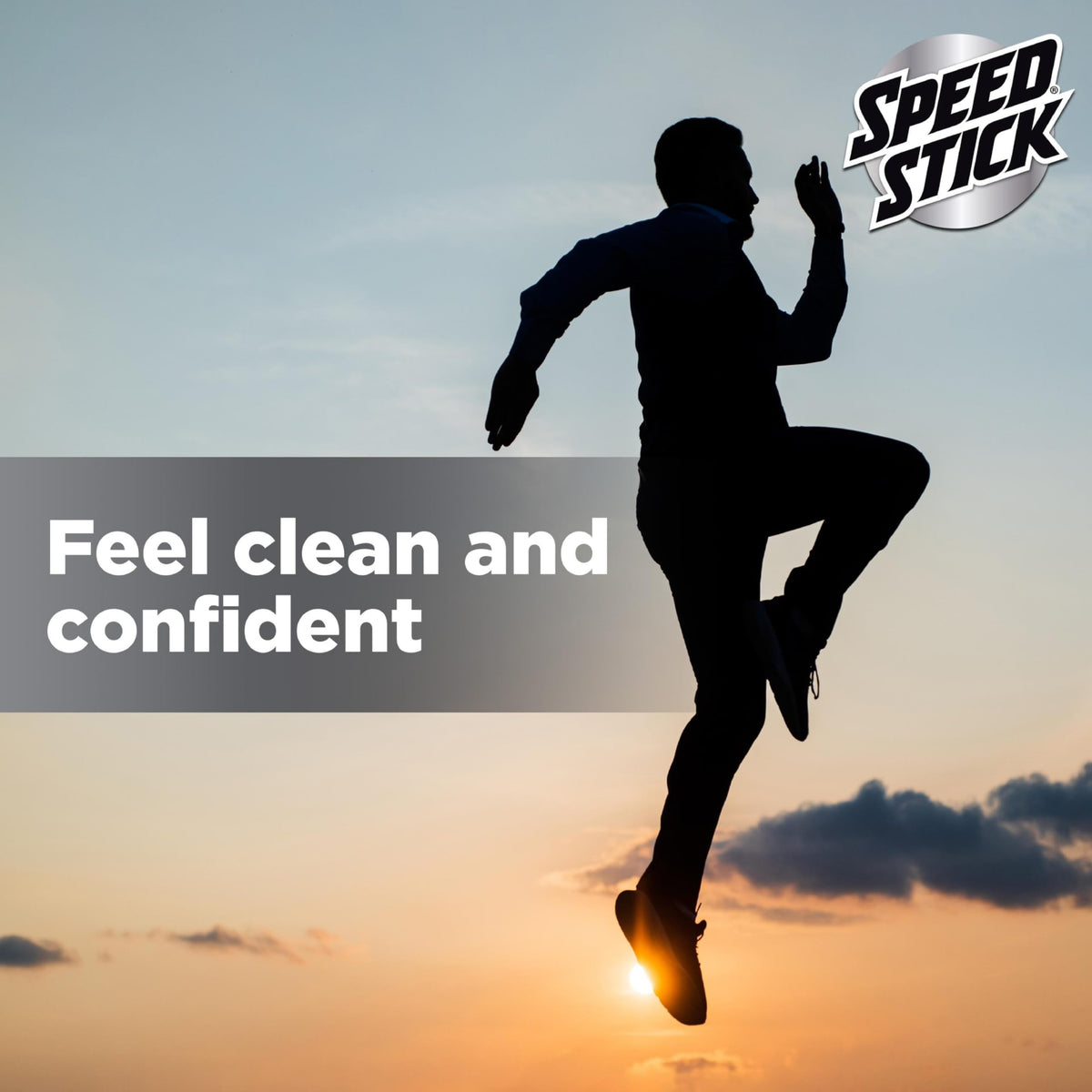 Speed Stick Antiperspirant Deodorant application process
