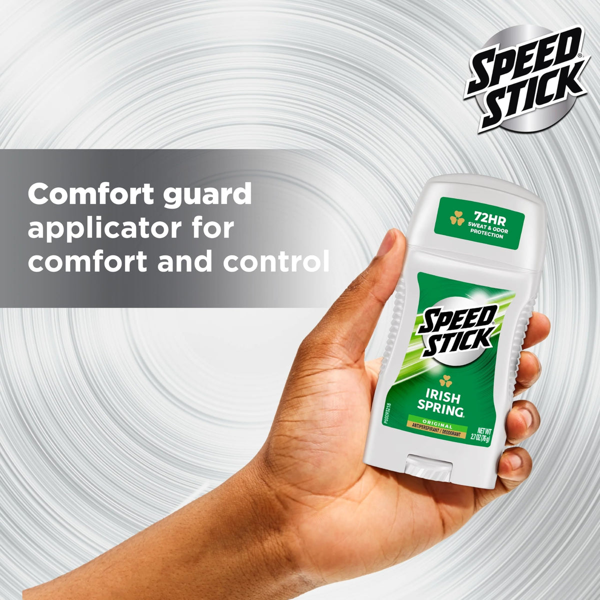 Speed Stick Antiperspirant Deodorant in gym bag