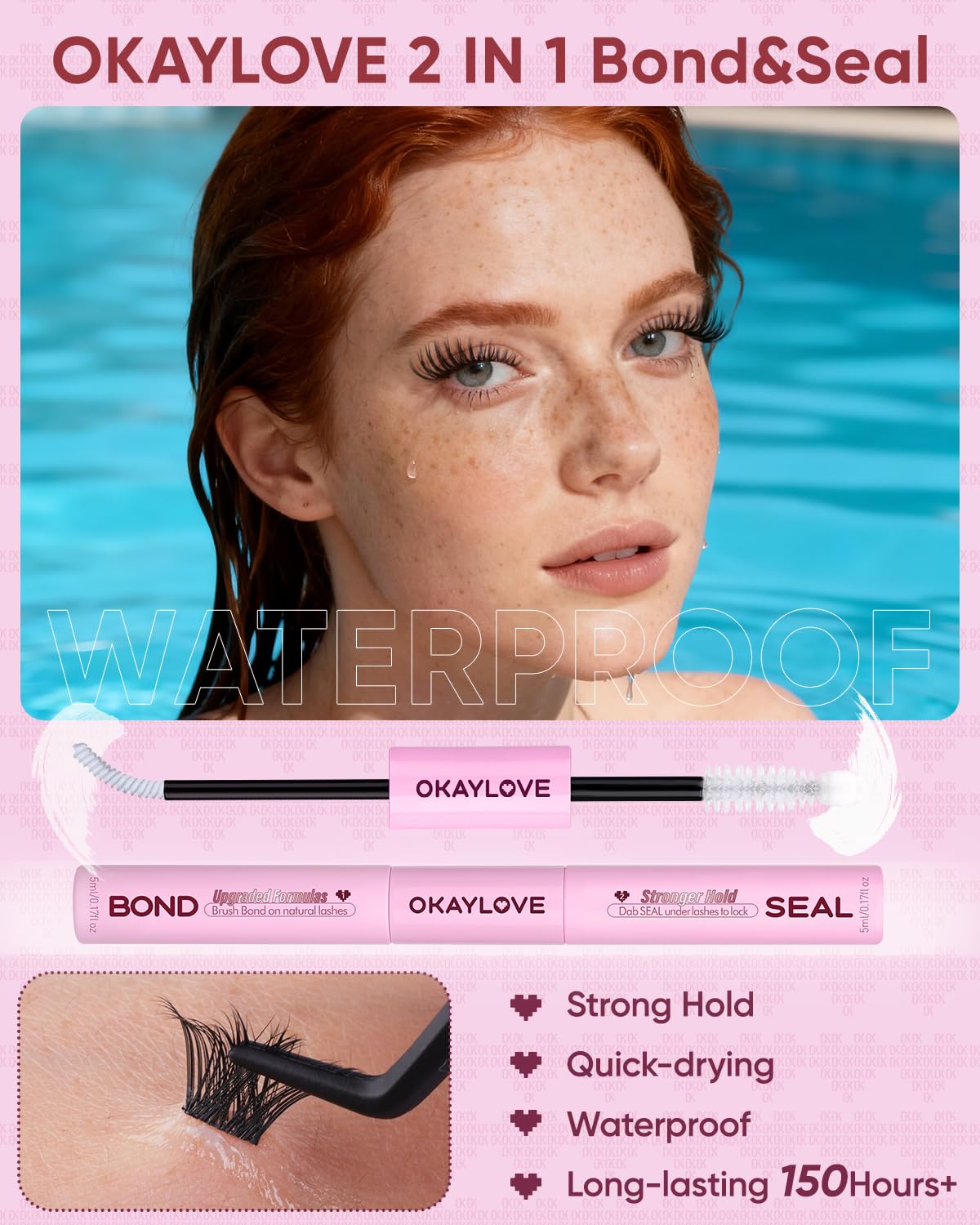 Spiral brush remover from OKAYLOVE Manga Lash Clusters Kit