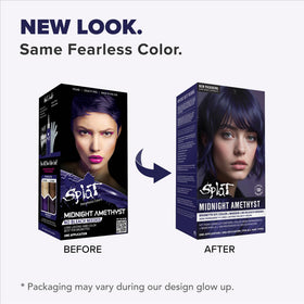 Splat Midnight Amethyst Hair Dye application instructions