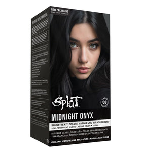 Splat Midnight Onyx Semi Permanent Hair Dye Kit front view