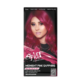 Splat Midnight Pink Sapphire Hair Dye Kit packaging front view