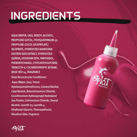 Splat Midnight Pink Sapphire Hair Dye Kit with instructions and gloves