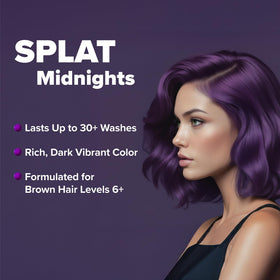 Splat Midnight Violet hair dye kit with all accessories