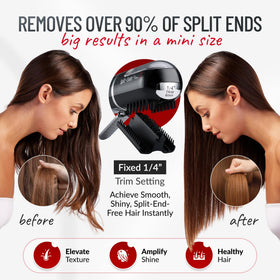 Split-Ender Mini 2 being used on straight hair