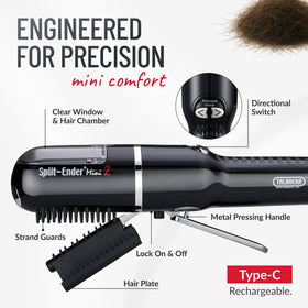 Split-Ender Mini 2 cordless trimmer side view